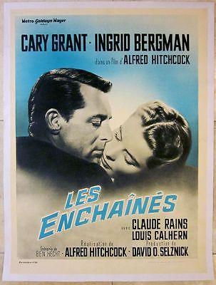 R54 French LB Poster- Notorious - W/ Grant & Bergman! (1 of 1)
