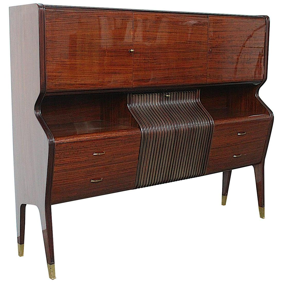 Dry Bar Cabinet Dining Room Service Cupboard or Buffet by Osvaldo Borsani, 1948 (1 of 9)