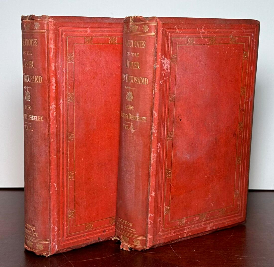 Anecdotes of the Upper Ten Thousand Grantley Berkeley 2 Volumes British Society (1 of 10)