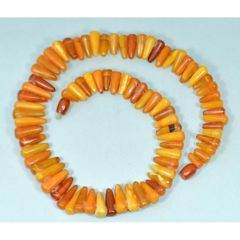 51 g. Vintage 100% natural Baltic amber necklace: Weight: 51 gram (1.79 oz.) Beads size: 12-23 mm. Length: 600 mm Stone: 100% natural Baltic amber Treatment: no Condition: as on the photo Tested 100% natural Baltic amber: floats in salt water and sme