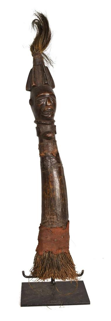 Ceremonial Broom - Straw, Wood - Yombe - DR Congo (1 of 9)