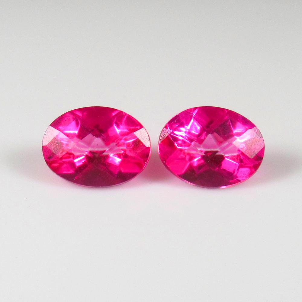 Natural Pink Topaz Pair - 2.25 Ct (1 of 2)
