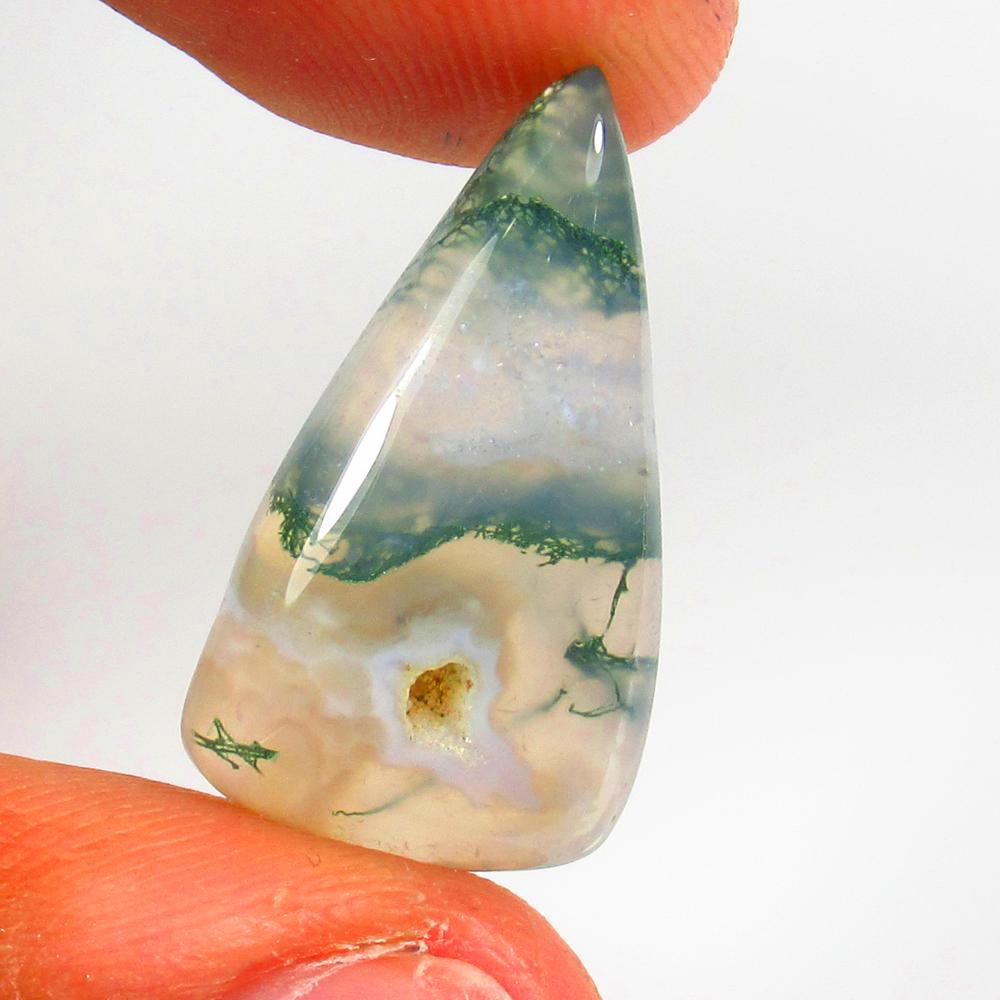 Natural Moss Agate - 12.13 Ct (1 of 2)