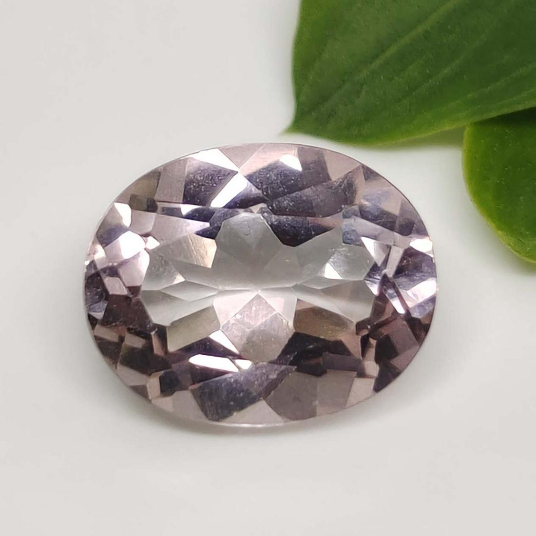 3.15 ct Rare Natural Morganite Mystic Topaz-Top Grade: No Reserve! Title: 3.15 ct Rare Natural Morganite Mystic Topaz-Top Grade Additional Information: Gemstones: Natural Mystic Topaz Carat Weights: 3.15 ct Size/Dimensions: 10 X 8 mm Treatment: Coated Mat