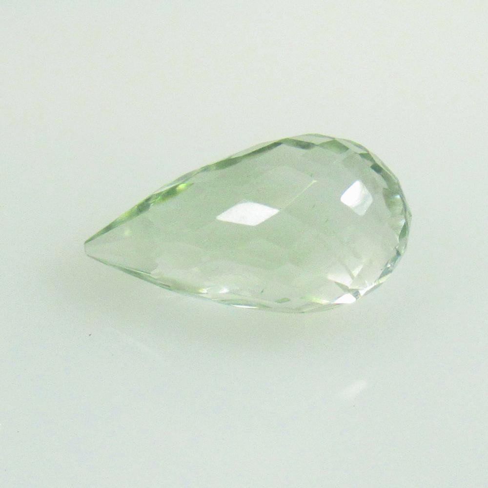 3.65 Ctw Natural Drilled Green Amethyst Pear Drop Beads (1 of 2)