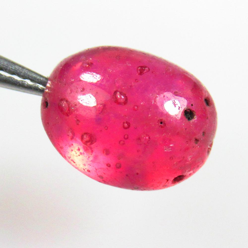 9.00 Ctw Natural Mozambique Red Ruby Dumble Beads (1 of 2)