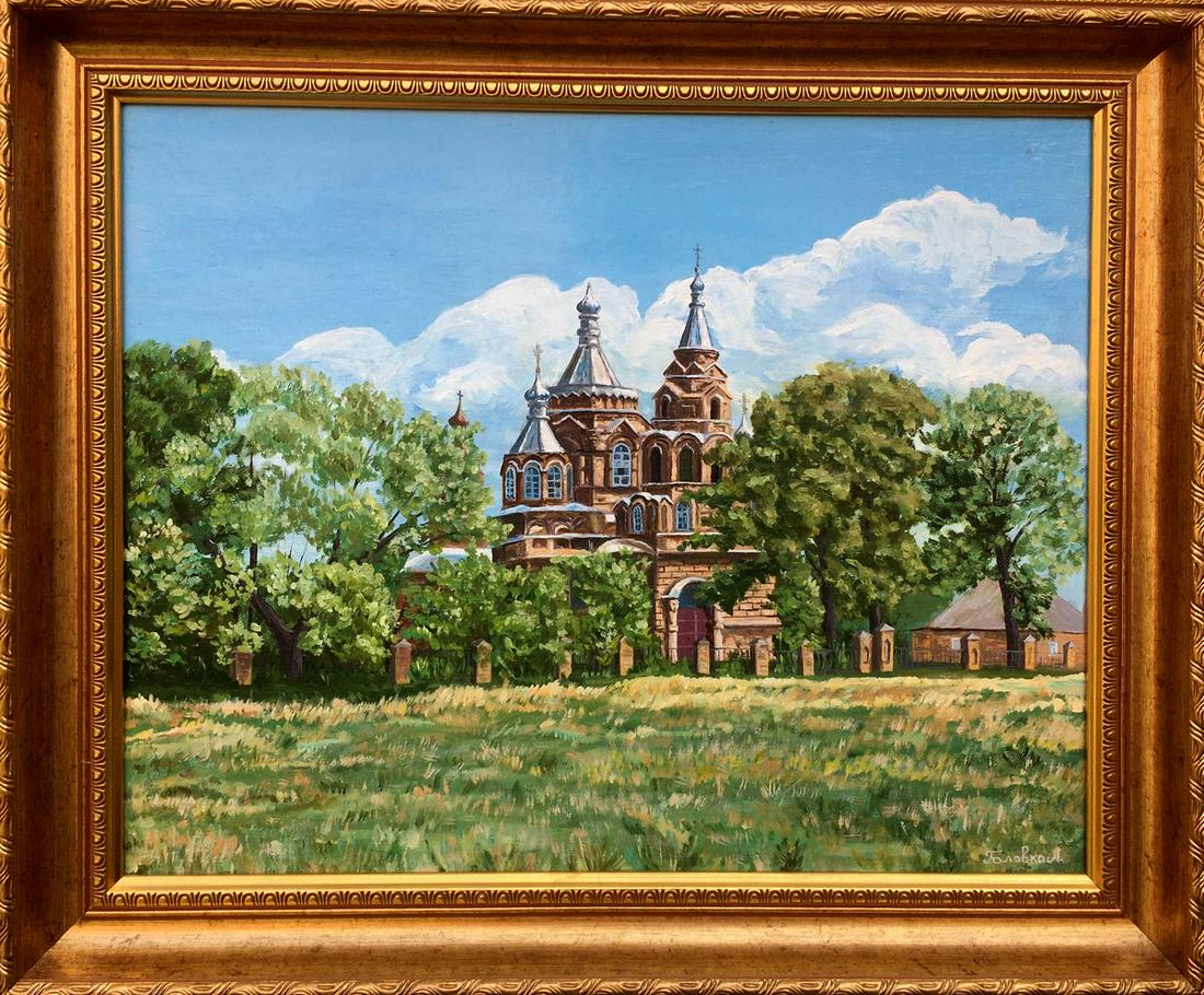 Oil painting Holy Trinity Church Golovko Alexandra Stepanovna (1 of 10)