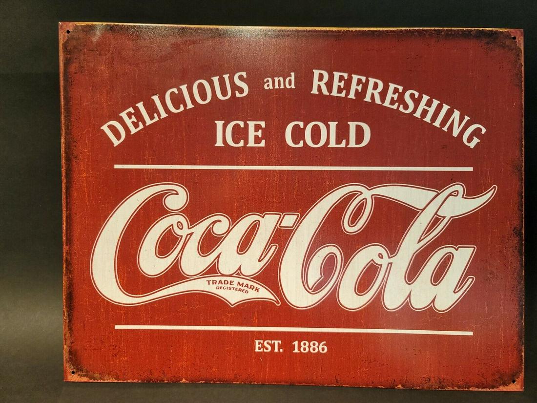 Metal Vintage Style Coca Cola Sign (1 of 12)