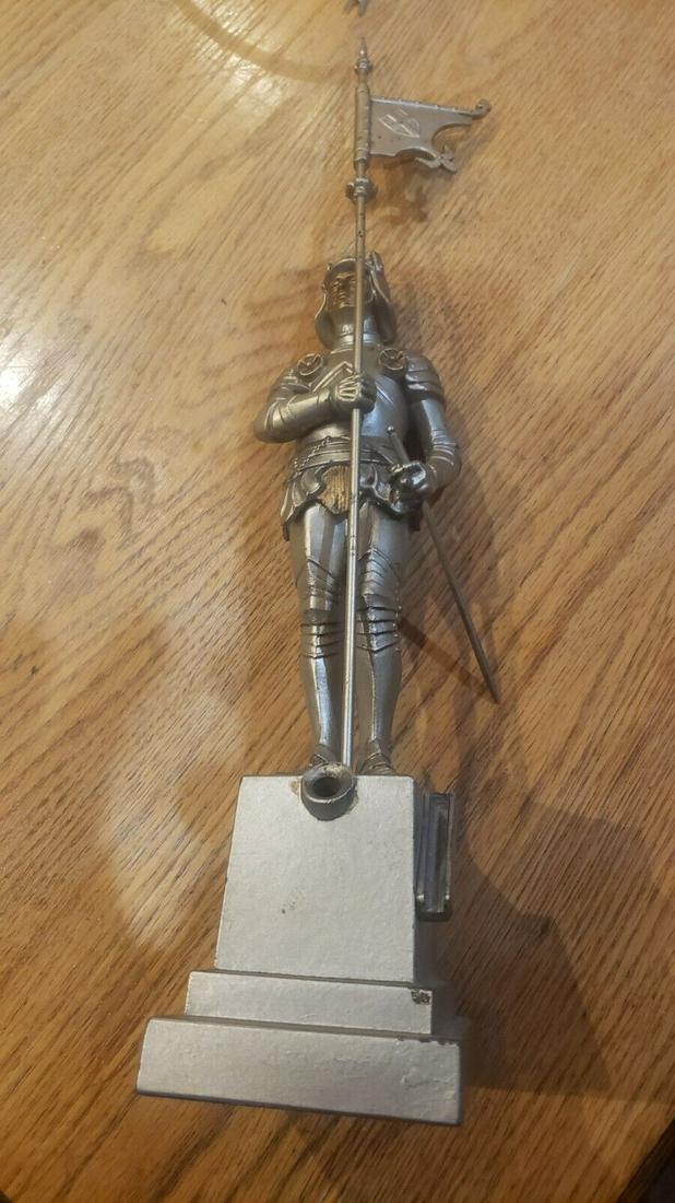 Austrian Castle Medieval Knight Striker Lighter from the 1930's cigarette cigar (1 of 5)