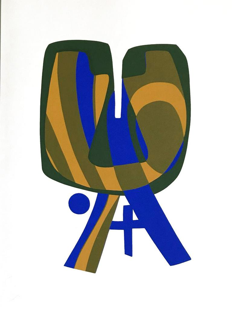 Ronald king Screen Print in colors Shipman-11 (1 of 1)