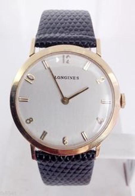Solid 14k LONGINES Winding Watch c.1960s Cal 19.4 Ref 1017* EXLNT (1 of 2)