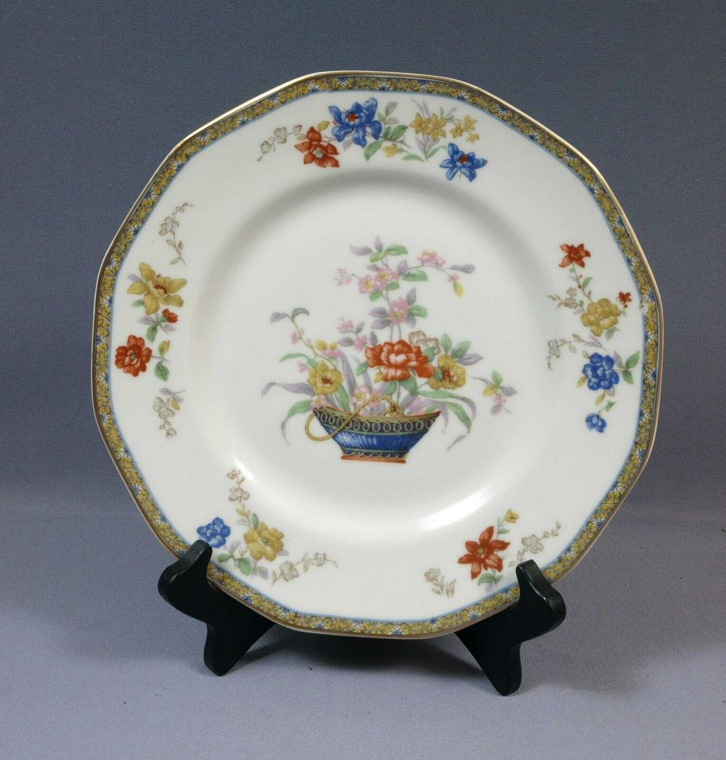 Limoges France GANGA HAVILAND Octagonal Small Dinner Luncheon Plate Antique (1 of 5)