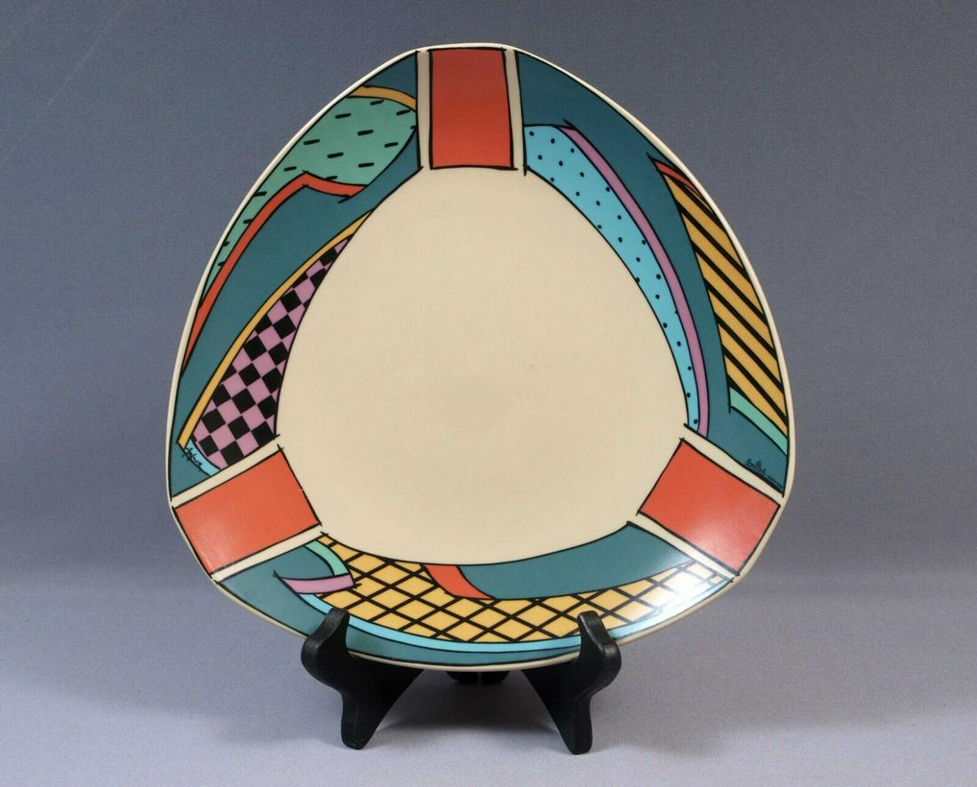 ROSENTHAL FLASH Studio Line von Dorothy Hafner DINNER PLATE Germany SIGNED (1 of 5)