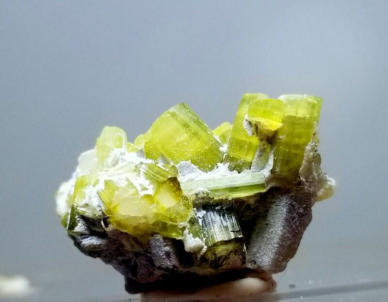 10 Grams Beautiful Natural Green Tourmaline Bunch Crystals Specimen From Sakrdu pakistan (1 of 5)