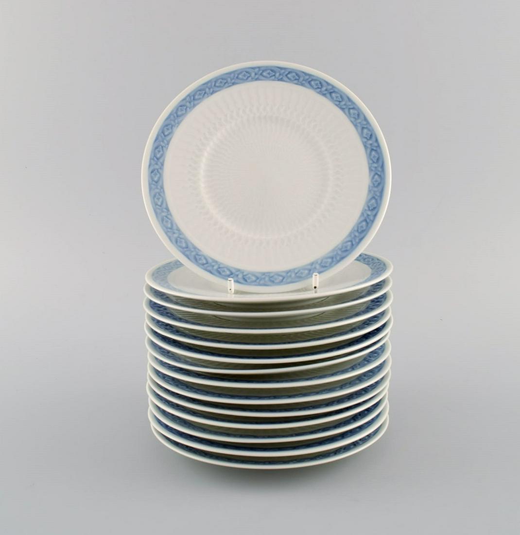 14 Royal Copenhagen Blue Fan side plates. 1960s. Model number 1212/1522. Designed by Arnold Krog in: 14 Royal Copenhagen Blue Fan side plates. 1960s. Model number 1212/1522. Designed by Arnold Krog in 1909. Diameter: 15.8 cm. In excellent condition. Stamped. 1st factory quality. Reserve: $329.00 Ship