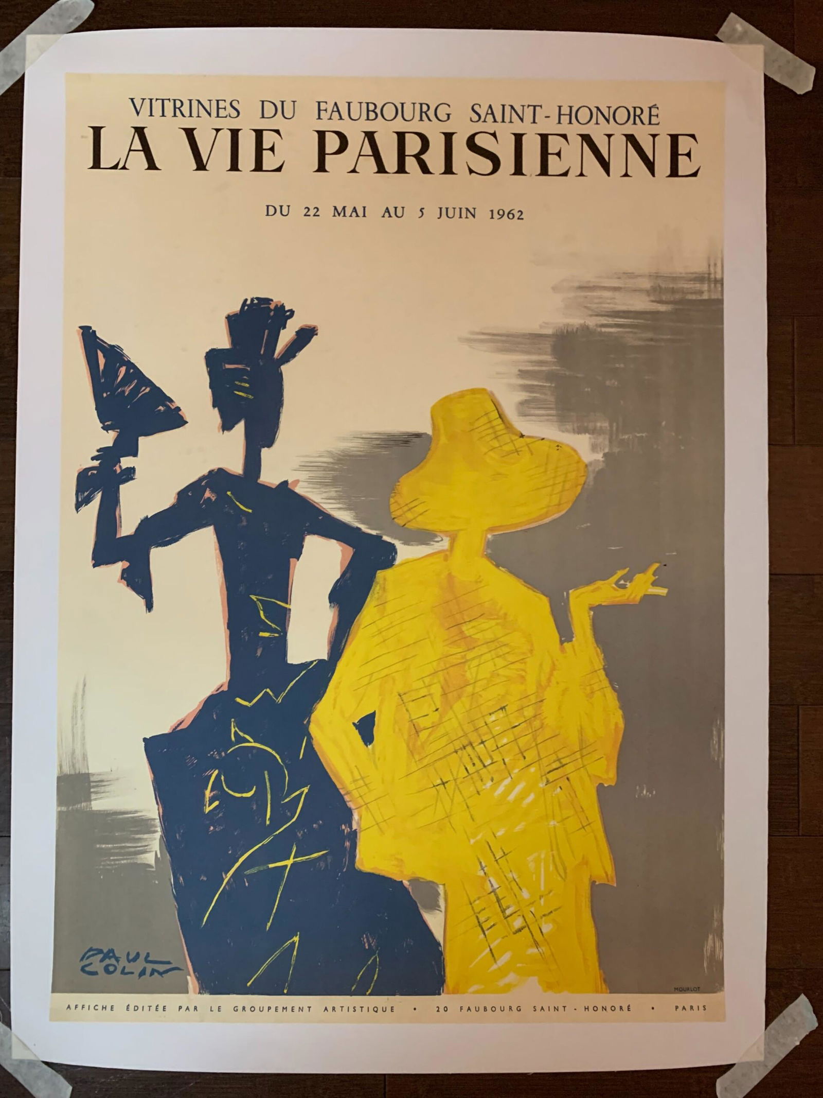 La Vie Parisienne - Art by Paul Colin (1962) 21.5" x 29.5" French Advertising Poster LB (1 of 6)