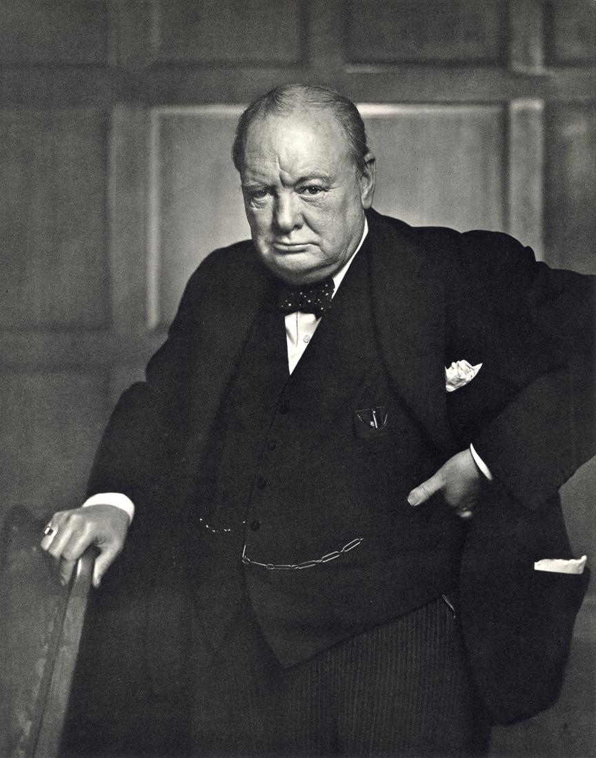 YOUSUF KARSH - Sir Winston Churchill (1 of 1)