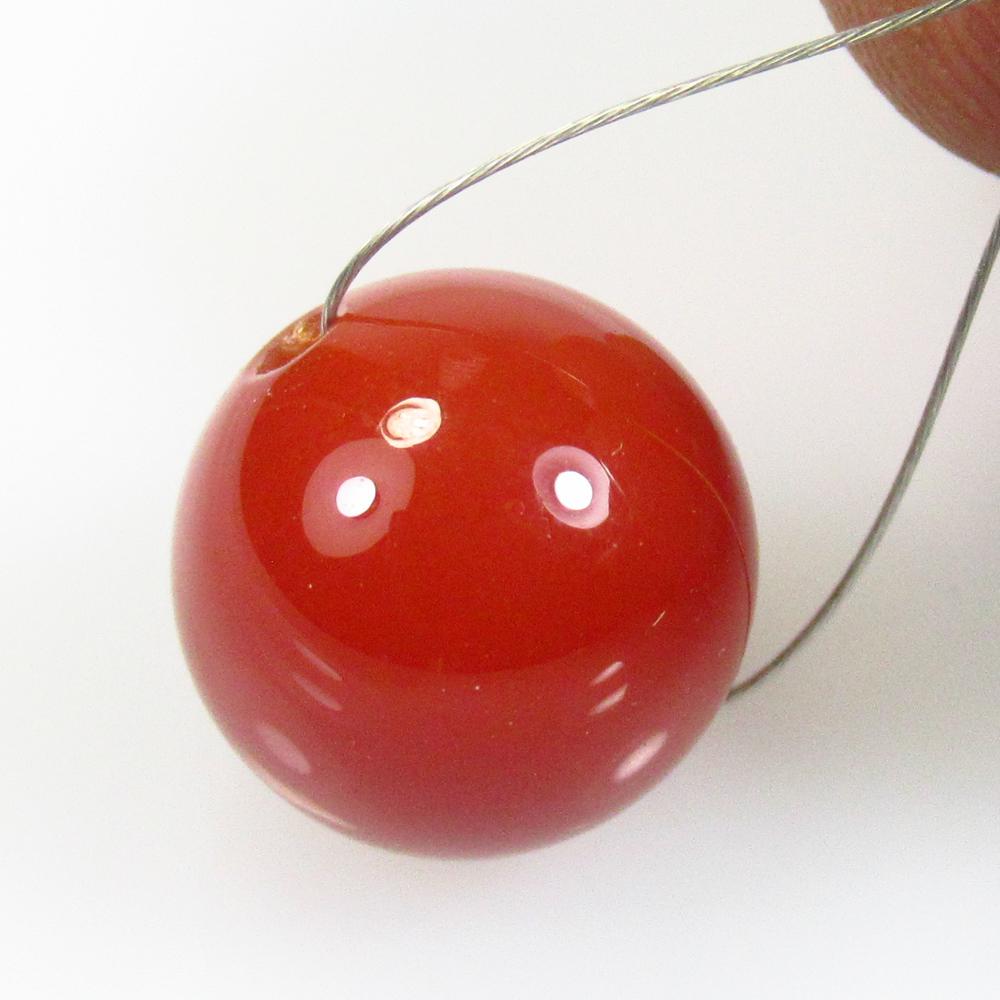 12.22 Ctw Natural Drilled Orange Carnelian Round Beads: No Reserve! Title: 12.22 Ctw Natural Drilled Orange Carnelian Round Beads Stone Clarity: Opaque Gemstones: Natural Carnelian Beads Carat Weights: 12.22 Size/Dimensions: 12.20 x 12.20 mm Additional Inf