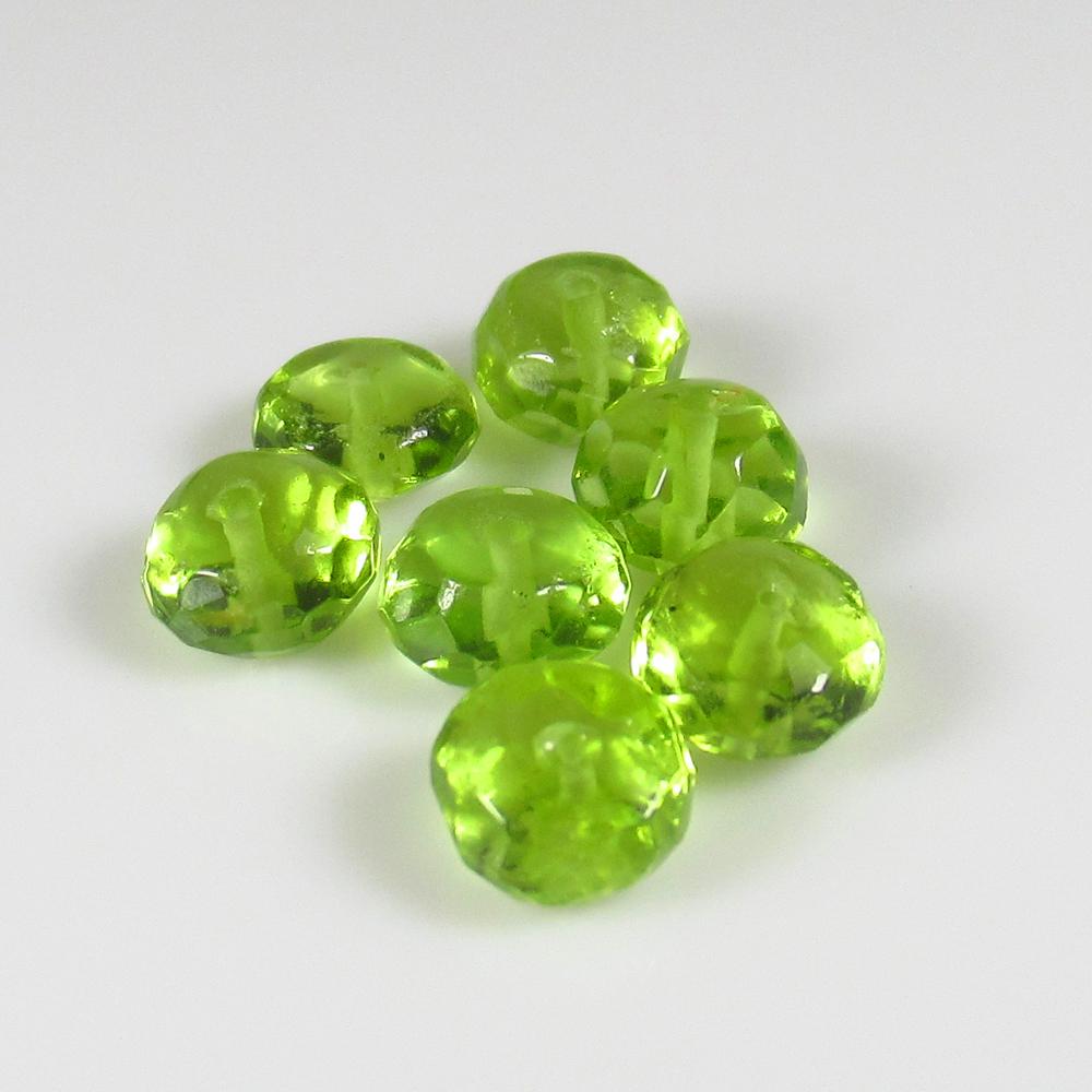 Natural Peridot Beads - 6.37 Ct: No Reserve! Title: Natural Peridot Beads - 6.37 Ct Origin: Pakistan Weight: 6.37 Size/Dimensions: 5.5 - 5.7 mm Additional Information: Pieces : 7 No's / Shape : Drilled Round Beads / Color : Green / C
