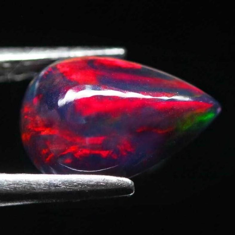 Unheated Natural Multicolor Welo Ethiopian Pear Shape (1 of 3)