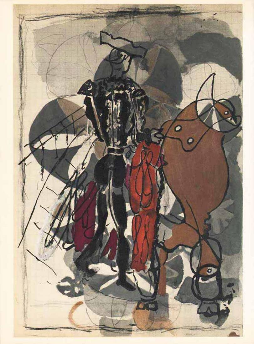 Braque Bullfight V31-H04, Verve Revue 1955 (1 of 1)
