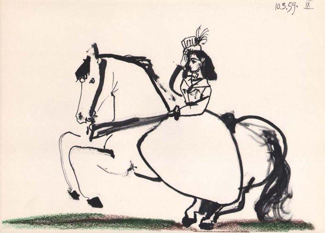 Pablo Picasso, Toros y Toreros 9 dated 10/3/59 (1 of 1)