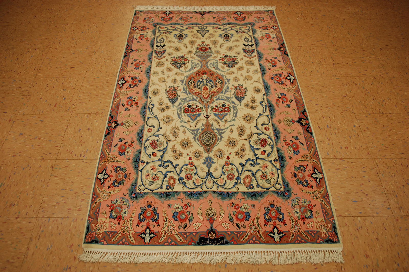 PERSIAN-SFAHAN RUG 3'6" x 6' (1 of 12)