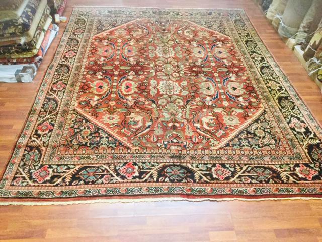 Antique Persian Mahal Rug-1404 (1 of 8)