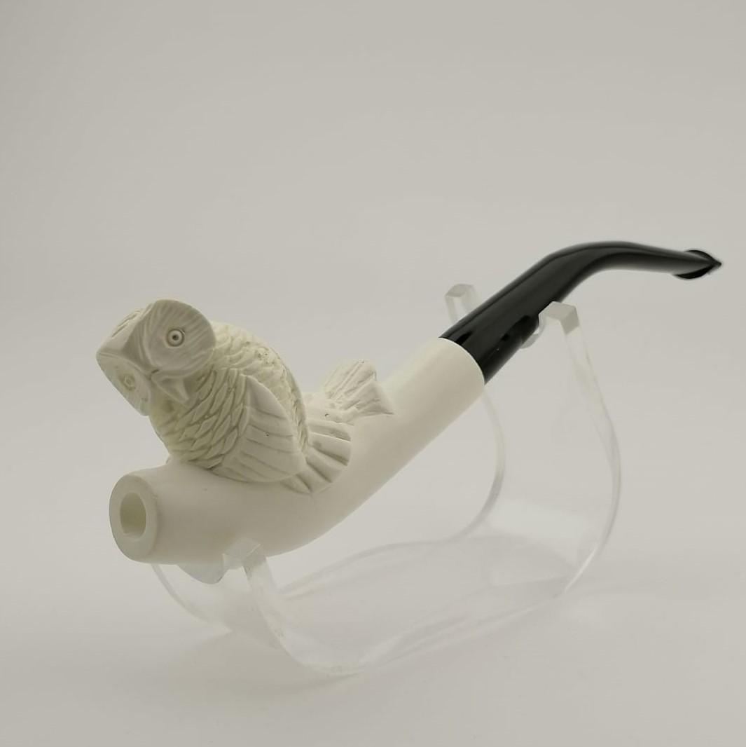 Owl,Hand carved Meerschaum Cigarette Holder. (1 of 5)