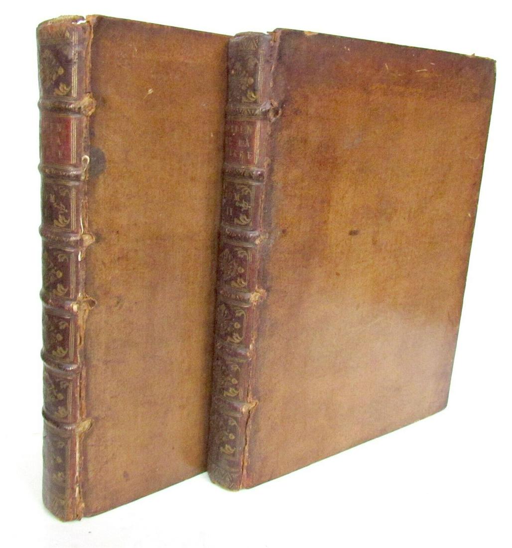 1754 ART of WAR 2 VOLUMES ILLUSTRATED w/ 25 MAPS antique L'ART DE LA GUERRE (1 of 12)