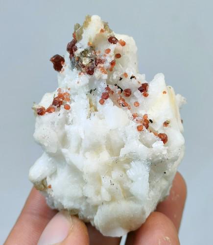 83 Gram Beautiful Natural Garnet With Albite Specimen (1 of 5)