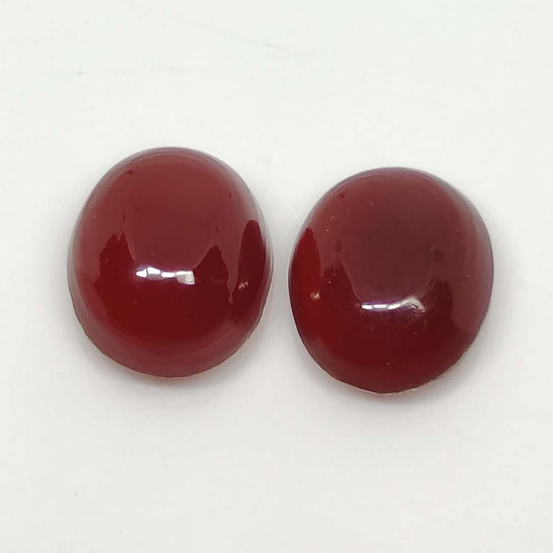 5.10 ct Natural Red Onyx Pair (1 of 1)