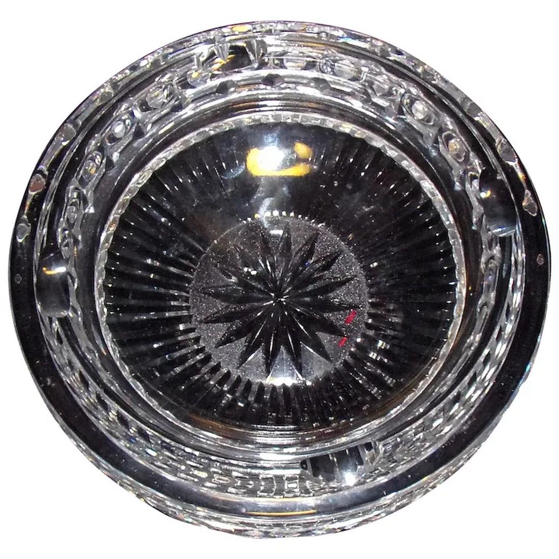 Vintage Waterford Crystal 7" Cigar Ashtray #715-042 (1 of 7)