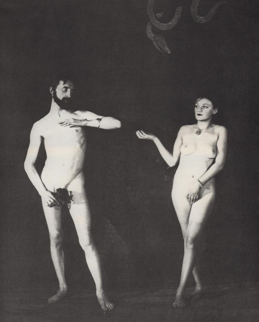 MAN RAY - Adam, Eve: Marcel Duchamp, 1924 (1 of 1)