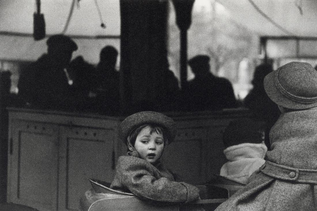 BRUCE DAVIDSON - French Children, 1956: Artist: Bruce Davidson Title: French Children, 1956 Medium: Photo Litho, 2009, Germany Dimensions: 9.6x6.4" Description: Heat Wax Mounted on 11x14" Conservation Board Artist Bio: Bruce Davidson is an