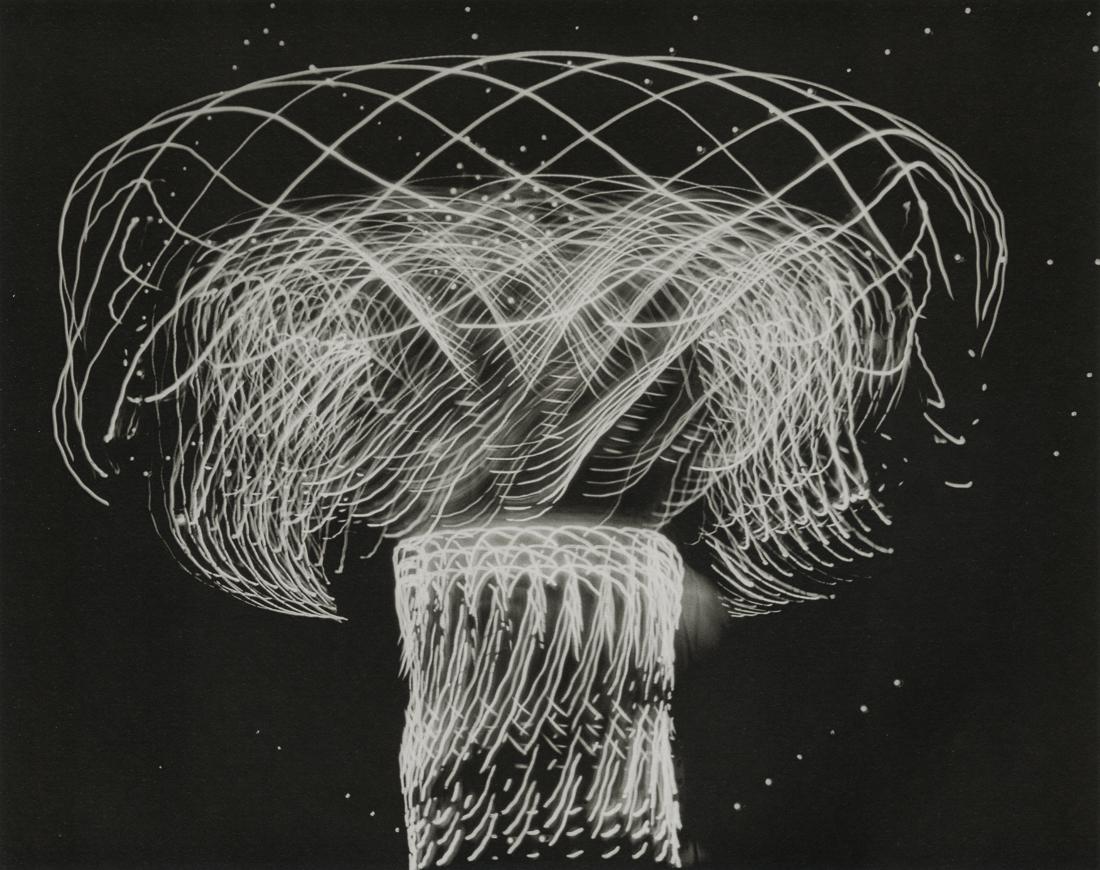 RENE GROEBLI - Carousel, 1947: Artist: Rene Groebli Title: Carousel, 1947 Medium: Photo Litho, 2015, Germany Dimensions: 10.9x8.65" Description: Heat Wax Mounted on 12x16" Conservation Board Artist Bio: Rene Groebli (b. 1927) is a