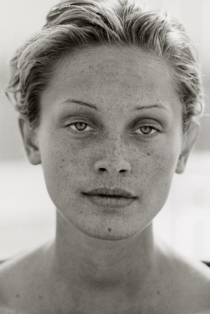 PETER LINDBERGH - Berri Smither, El Mirage: Artist: Peter Lindbergh Title: Berri Smither, Harper's Bazaar, El Mirage, California Medium: Photo Litho, 2012, Italy Dimensions: 8x11.95" Description: Heat Wax Mounted on 11x14" Conservation Board Ar
