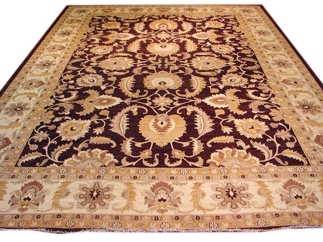 12' x 17' Brown Chobi Peshawar Rug 9881 (1 of 5)