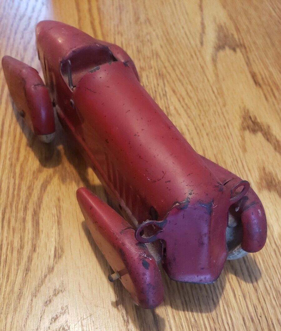 1930 pressed steel car racing dusenberg style art deco streamline (1 of 7)