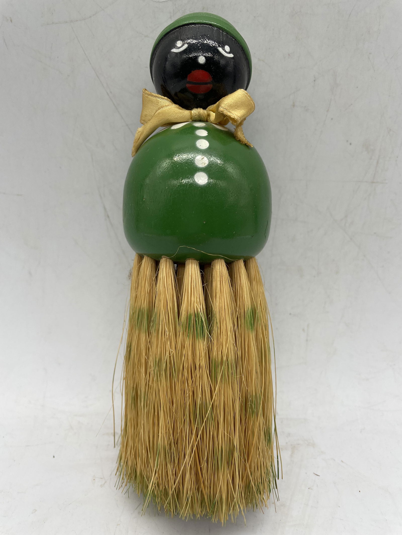 Folk Art Lady in Dress Whisk Broom (1 of 5)