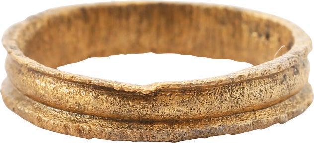 ANCIENT VIKING WEDDING RING, SIZE 5 (1 of 4)