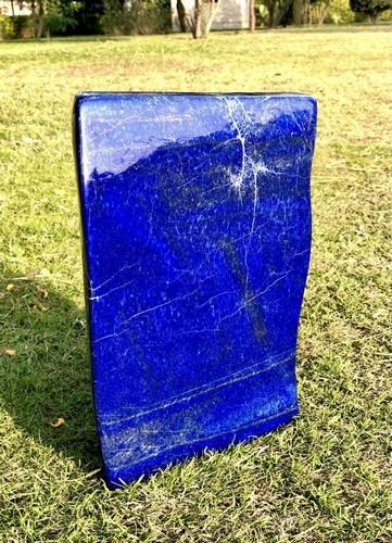 6.7 KG AAA+ Grade Self Standing Royal Blue Lapis Lazuli Polished Freeform - 11X9X2 INCH (1 of 6)