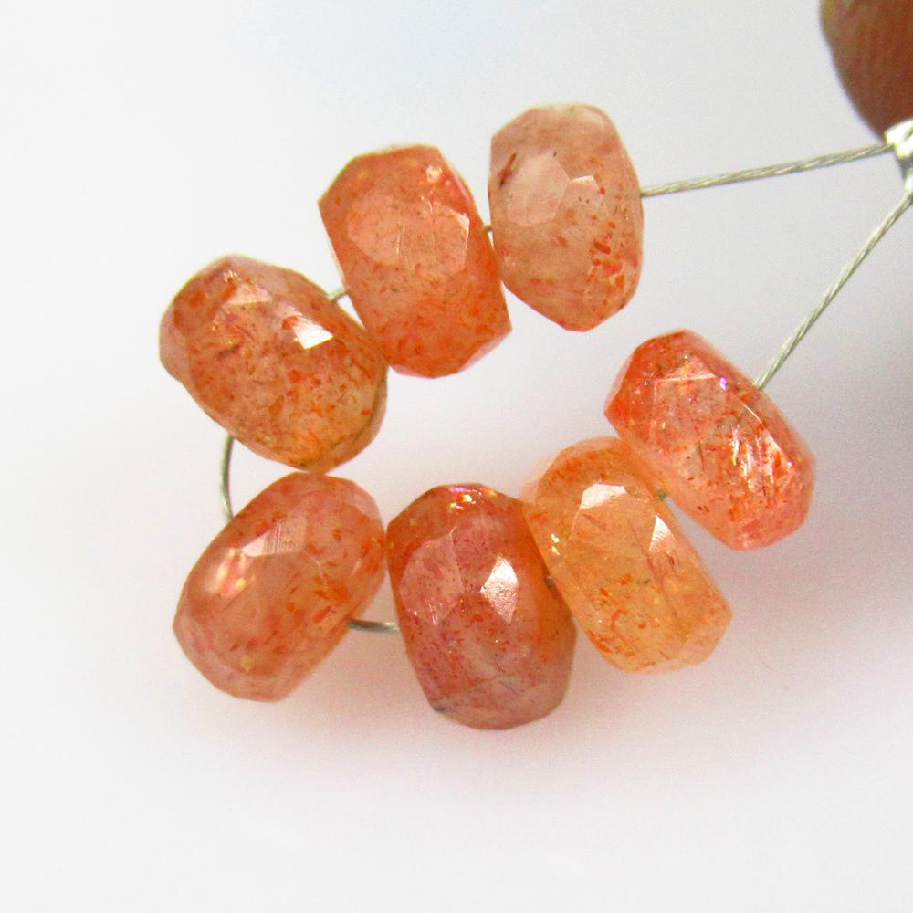 10.75 Ctw Natural 7 Drilled Orange Sunstone Round Beads: No Reserve! Title: 10.75 Ctw Natural 7 Drilled Orange Sunstone Round Beads Stone Clarity: Opaque Gemstones: Natural Sunstone Beads Carat Weights: 10.75 Size/Dimensions: 6.00 to 7.20 mm / 7 PC's Additi