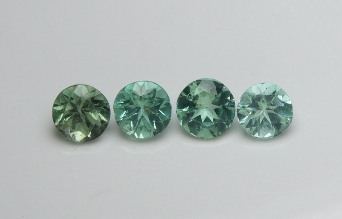 1.22 Cts Natural Green Apatite Set (1 of 3)