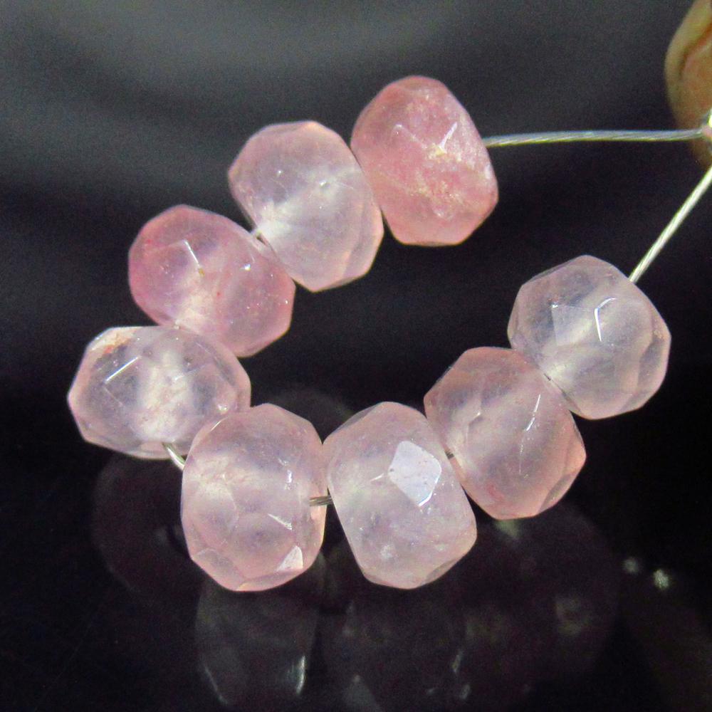 9.02 Ctw Natural 5 Rose Quartz Round Beads (1 of 2)