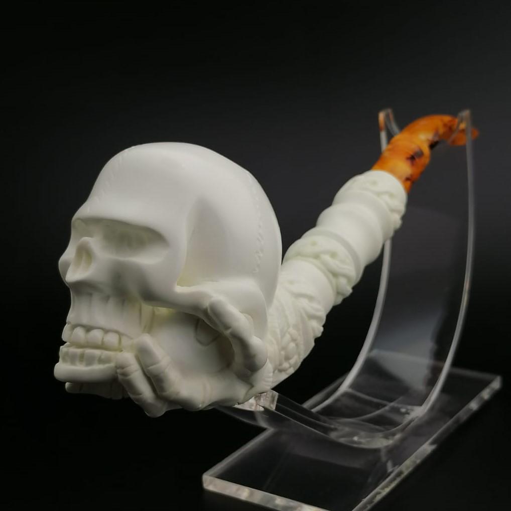 Skull Meerschaum Pipe (1 of 10)