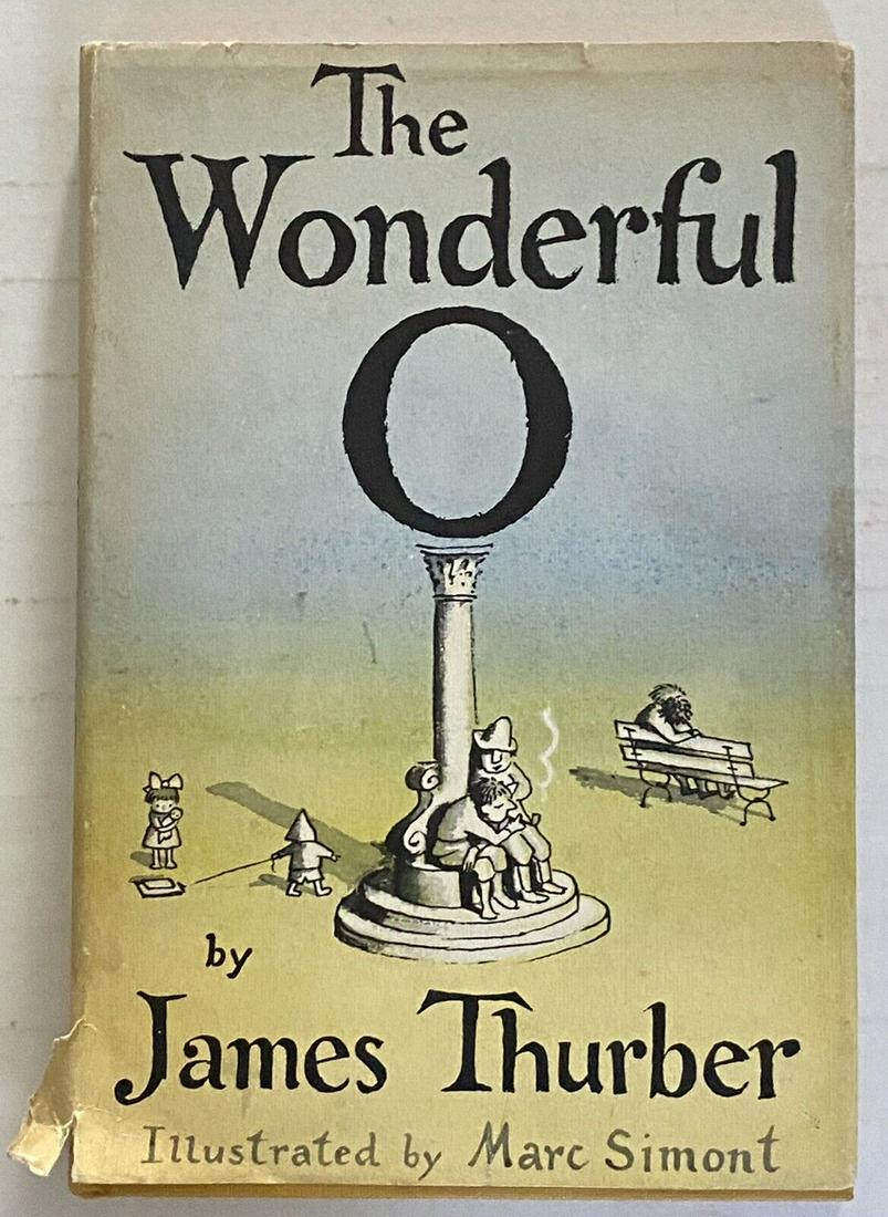 James Thurber The Wonderful O 1957 First Ed/3rd Marc Simont illustration HC/DJ (1 of 11)