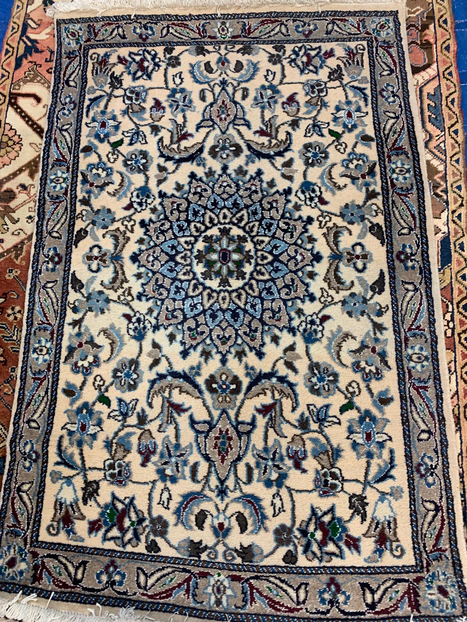 Hand Knotted Persian Silk&Wool Nain Rug 3x5. ft (1 of 8)