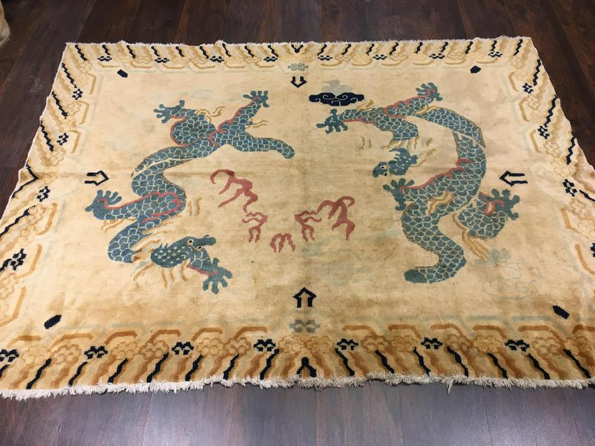 Vintage Chinese Rug 4'9'' X 6'3'' (1 of 5)