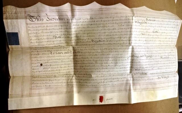 1780 English Vellum Indenture Butcher to Hog Jobber (1 of 4)
